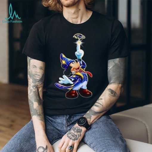 Baltimore Ravens NFL Football Magic Mickey Disney TShirt