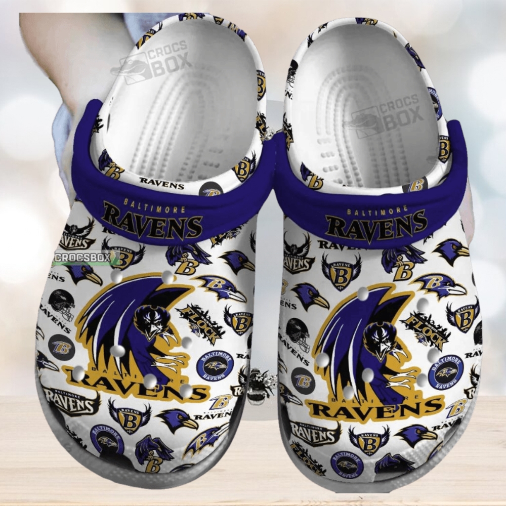 Baltimore Ravens NFL Limited Edition Crocs Shoes Baltimore Ravens NFL Limited Edition Crocs Shoes