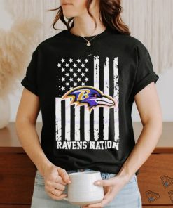 Baltimore Ravens Nation Football US Flag 2024 shirt