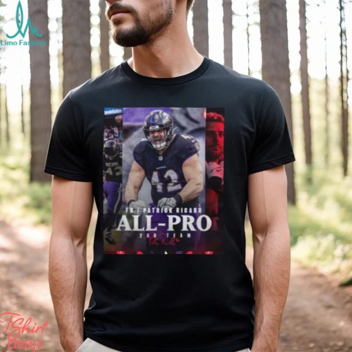Baltimore Ravens Patrick Ricard FB Season 2023 NFL Associated Press All Pro Second Team Poster Classic T Shirt