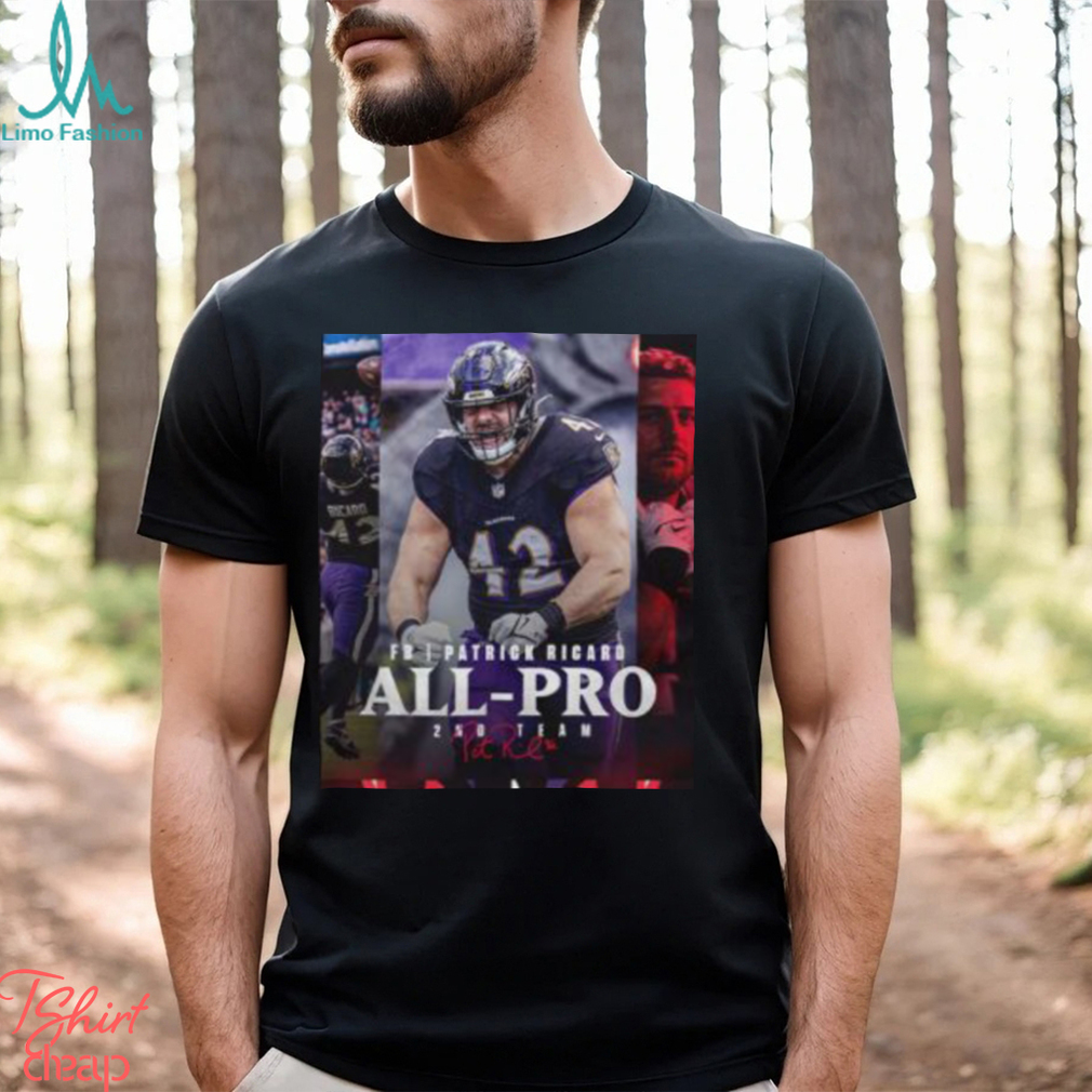 Baltimore Ravens Patrick Ricard FB Season 2023 NFL Associated Press All Pro Second Team Poster Classic T Shirt Baltimore Ravens Patrick Ricard FB Season 2023 NFL Associated Press All Pro Second Team Poster Classic T Shirt
