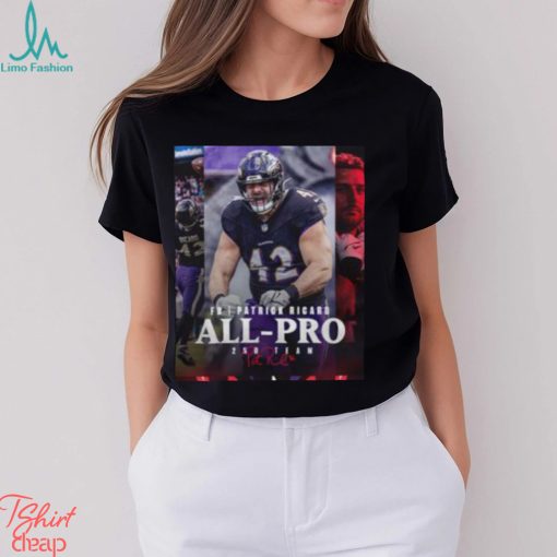 Baltimore Ravens Patrick Ricard FB Season 2023 NFL Associated Press All Pro Second Team Poster Classic T Shirt