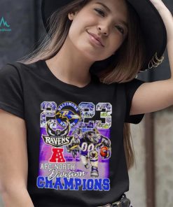 Baltimore Ravens Poe mascot 2023 AFC North Division Champions shirt