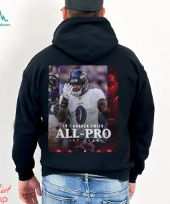 Baltimore Ravens Roquan Smith LB Season 2023 NFL Associated Press All Pro First Team Poster Unisex T Shirt