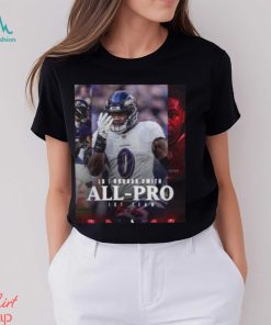 Baltimore Ravens Roquan Smith LB Season 2023 NFL Associated Press All Pro First Team Poster Unisex T Shirt