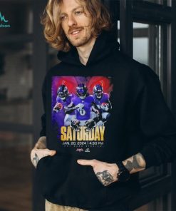 Baltimore Ravens Saturday Jan 20 2024 Poster Shirt