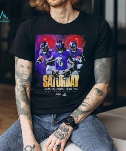 Baltimore Ravens Saturday Jan 20 2024 Poster Shirt