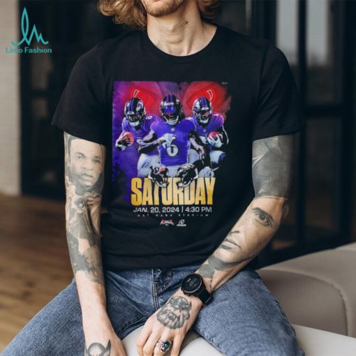 Baltimore Ravens Saturday Jan 20 2024 Poster Shirt