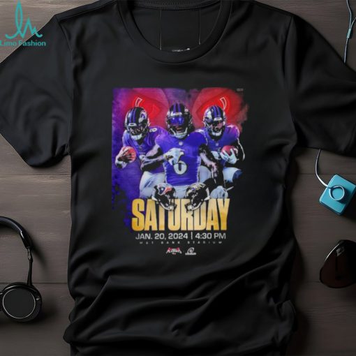 Baltimore Ravens Saturday Jan 20 2024 Poster Shirt