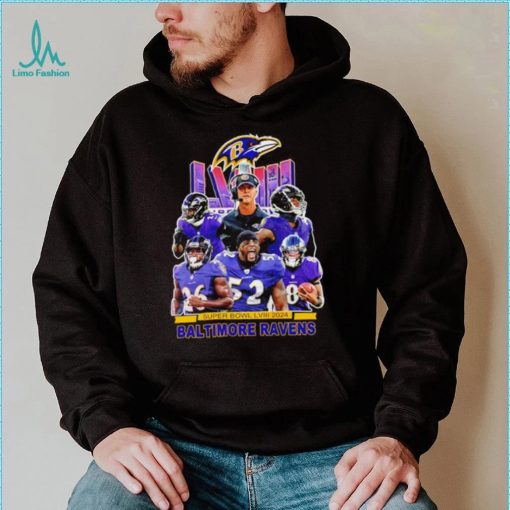 Baltimore Ravens Super Bowl LVIII 2024 shirt