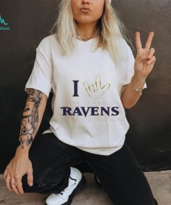 Baltimore Ravens The NFL Asl Collection By Love Sign Tri blend T shirt