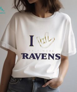 Baltimore Ravens The NFL Asl Collection By Love Sign Tri blend T shirt