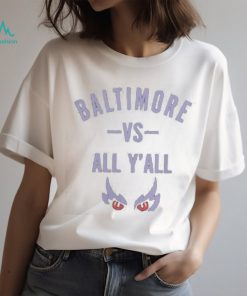 Baltimore Ravens Vs All Y’all 2023 Shirt Black