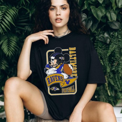 Baltimore Ravens Wildcard Mickey Disney Shirt