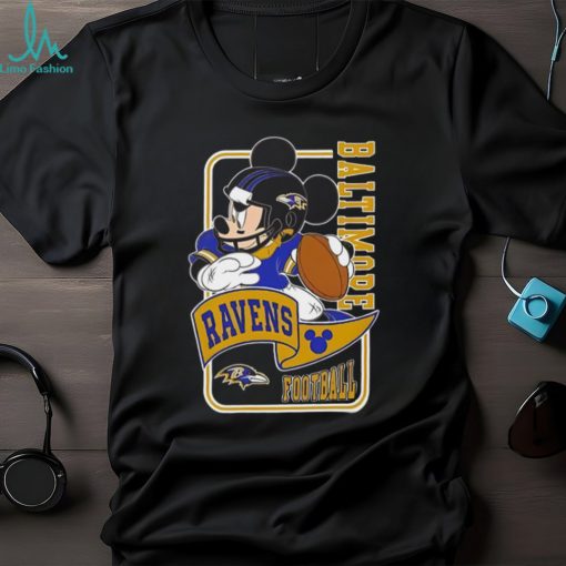 Baltimore Ravens Wildcard Mickey Disney Shirt
