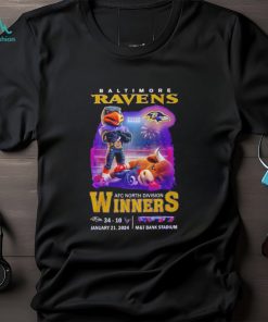 Baltimore Ravens beat Houston Texans AFC north division winners shirt