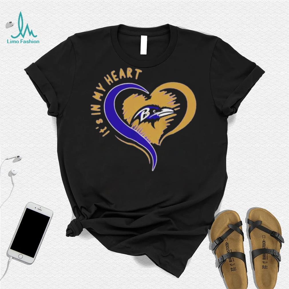 Baltimore Ravens it’s in my heart shirt Baltimore Ravens it’s in my heart shirt