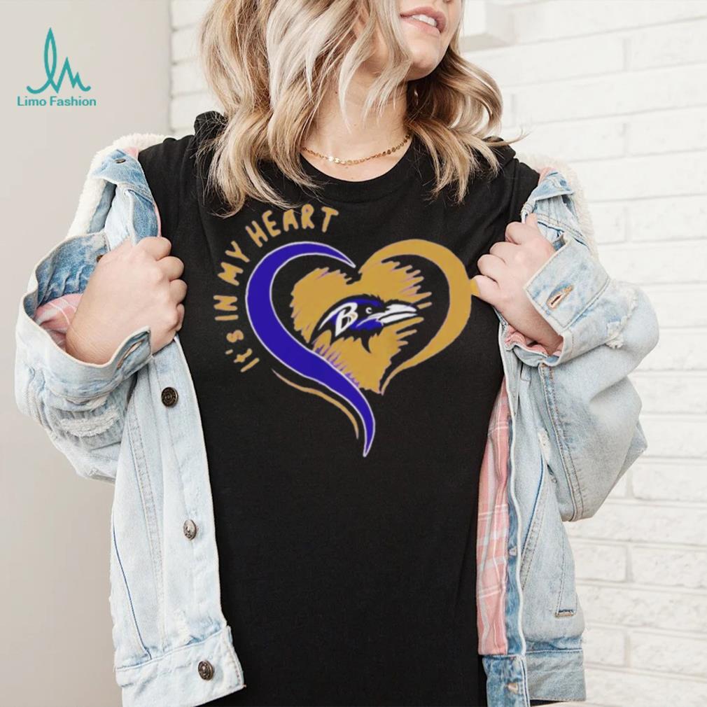 Baltimore Ravens it’s in my heart shirt Baltimore Ravens it’s in my heart shirt