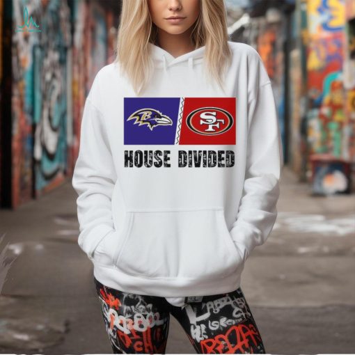 Baltimore Ravens vs San Francisco 49Ers House Divided Shirt