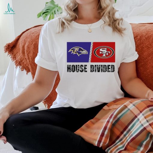Baltimore Ravens vs San Francisco 49Ers House Divided Shirt