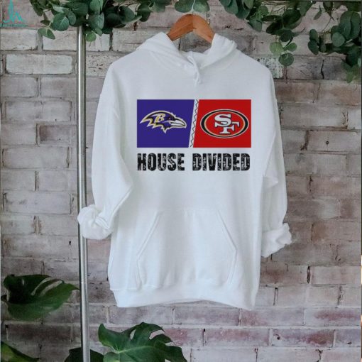 Baltimore Ravens vs San Francisco 49Ers House Divided Shirt