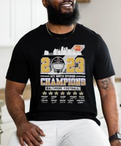 Baltimore Skyline 2023 AFC North Division Champions Baltimore Ravens Shirt