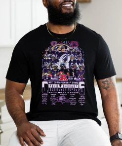 Baltimore ravens 2023 2024 afc championship game champions team name signature shirt
