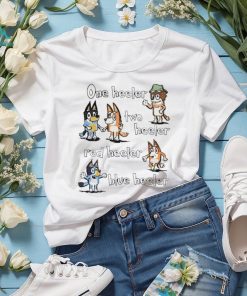 Bandit Chilli Heeler one two red blue heeler shirt