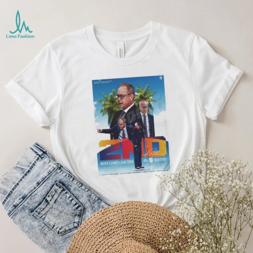 Barry Trotz 2ND Most Games Coached In History Signature NHL T Shirt