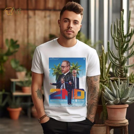 Barry Trotz 2ND Most Games Coached In History Signature NHL T Shirt