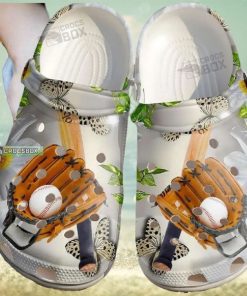 Baseball And Daisy Classic Crocs