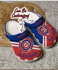 Baseball Chicago Cubs Personalized Baseball Logo Team Clog Shoes