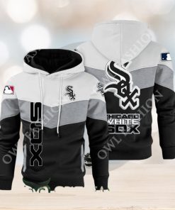 Baseball Chicago White Sox Team MLB Black White Printed Hoodie
