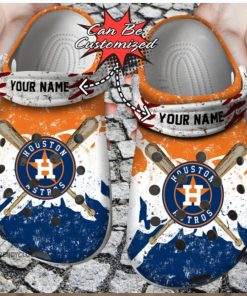 Baseball Crocs – H.Astros Personalized Watercolor New Clogs Shoes