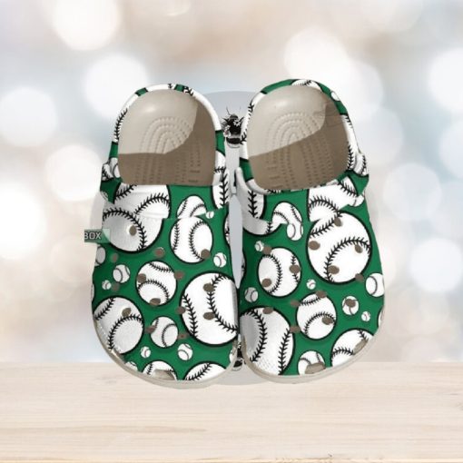 Baseball Green Ball Classic Crocs