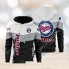 Baseball Philadelphia Phillies Team MLB Black White Printed Hoodie