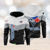 Baseball Los Angeles Angels Team MLB Black White Printed Hoodie