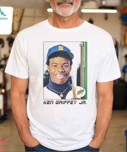 Baseball card art ken griffey jr T shirt