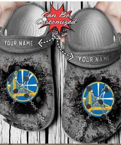 Basketball Golden State Warriors Grey Crocs Men’s Gift