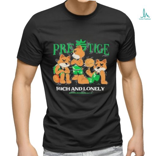 Basketball Rich And Lonely Prestige Big 3 Boston Massachusetts shirt