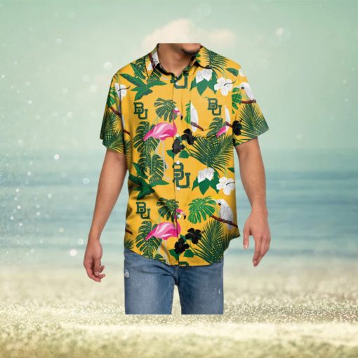 Baylor Bears Floral Hawaiian Shirt