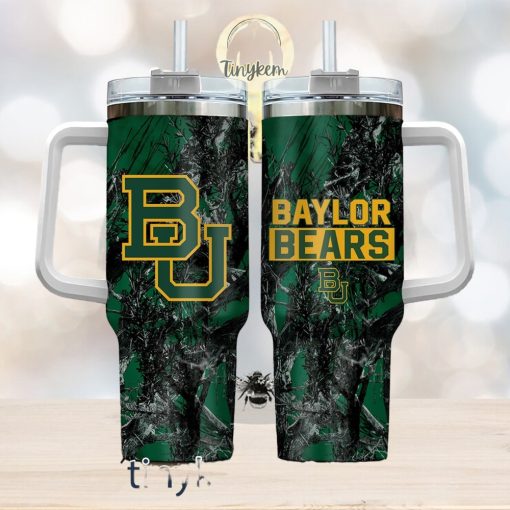 Baylor Bears Realtree Hunting 40oz Tumbler