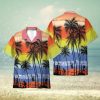 Black And White Disc Golf And Tree Hibiscus Pattern 3D Hawaiian Shirt Holiday Gift