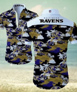 Beach Shirt NFL Baltimore Ravens Hawaiian Shirt For Men And Women