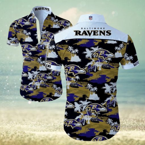 Beach Shirt NFL Baltimore Ravens Hawaiian Shirt For Men And Women