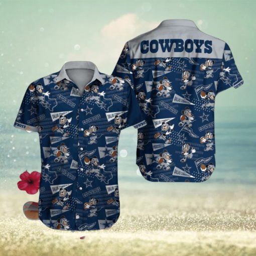 Beach Shirt NFL Dallas Cowboys Logo Hawaii All over print Shirts