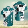 Philadelphia Eagles Hawaiian Shirt Eagles Tropical Forest Hawaiian Shirt