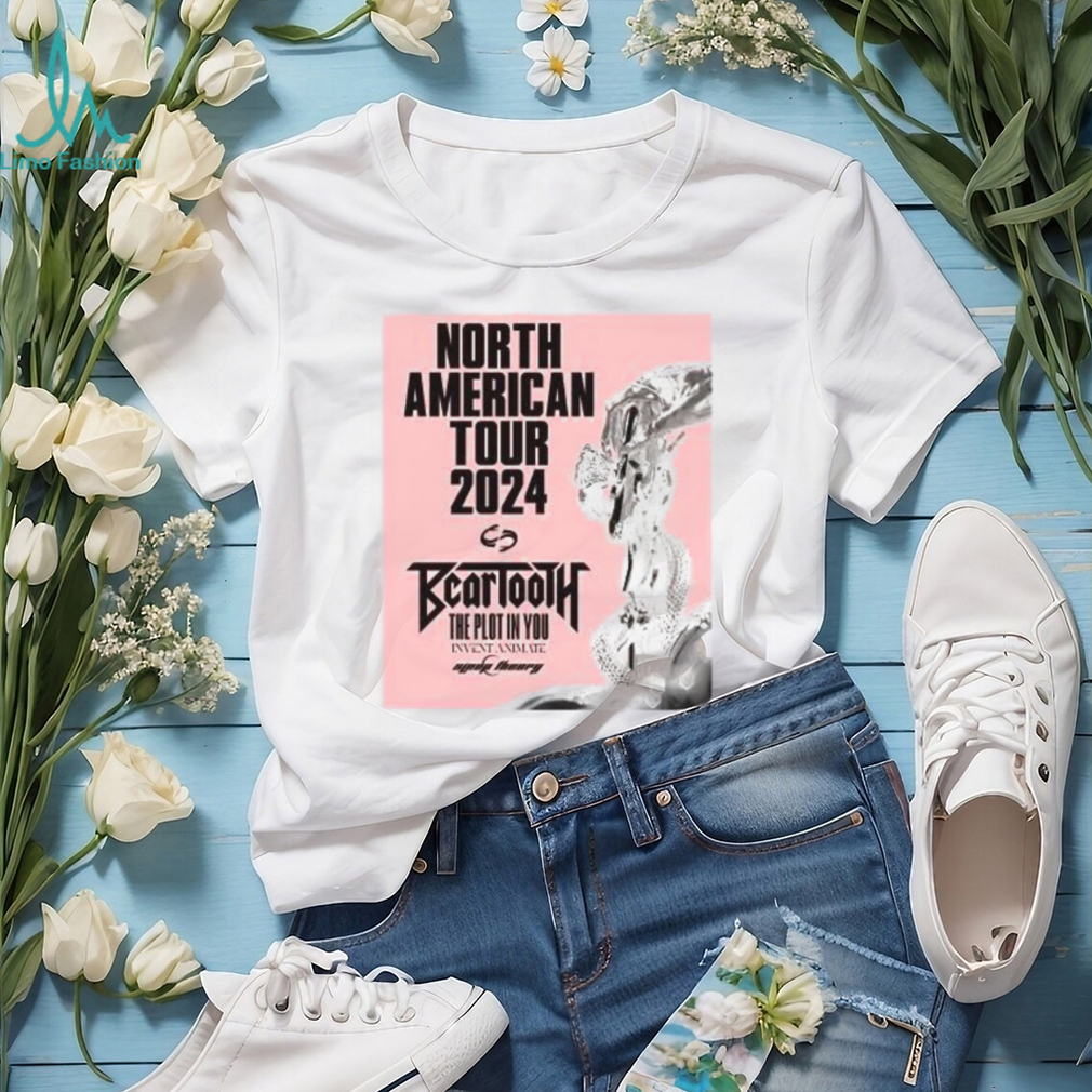 Beartooth North American Tour 2024 T Shirt Beartooth North American Tour 2024 T Shirt