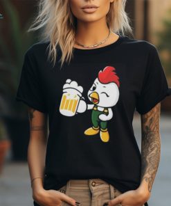 Beer Drinking Chicken Shirt