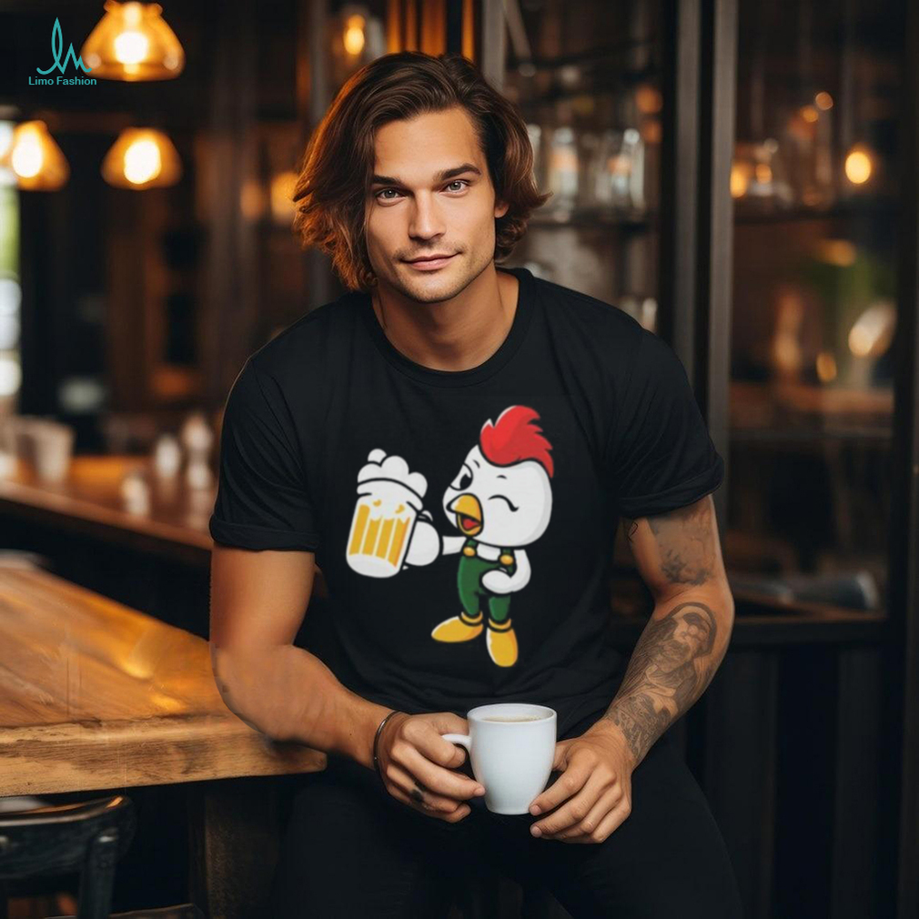 Beer Drinking Chicken Shirt Beer Drinking Chicken Shirt